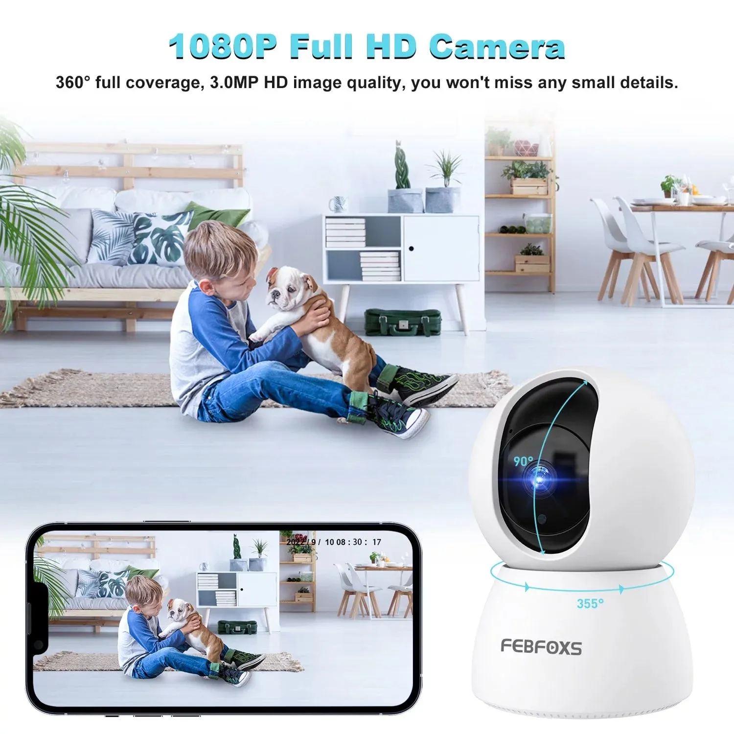 1080P Baby Monitor Security Camera