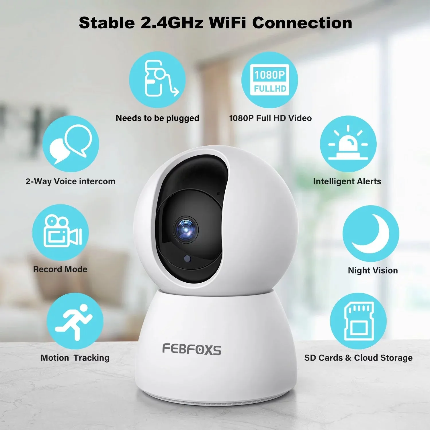 1080P Baby Monitor Security Camera