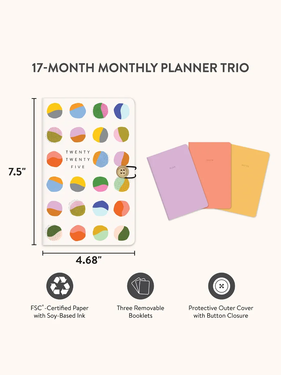 2025 Planner Set - 17-Month Palette