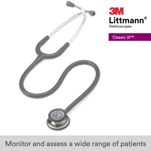 3M Littmann Classic III Stethoscope Grey 5621