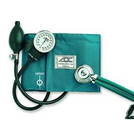 American Diagnostic Pro's Combo II Kit Cuff and Stethoscope TeaL, Latex-Free Inflation Bladder and Bulb - One Each