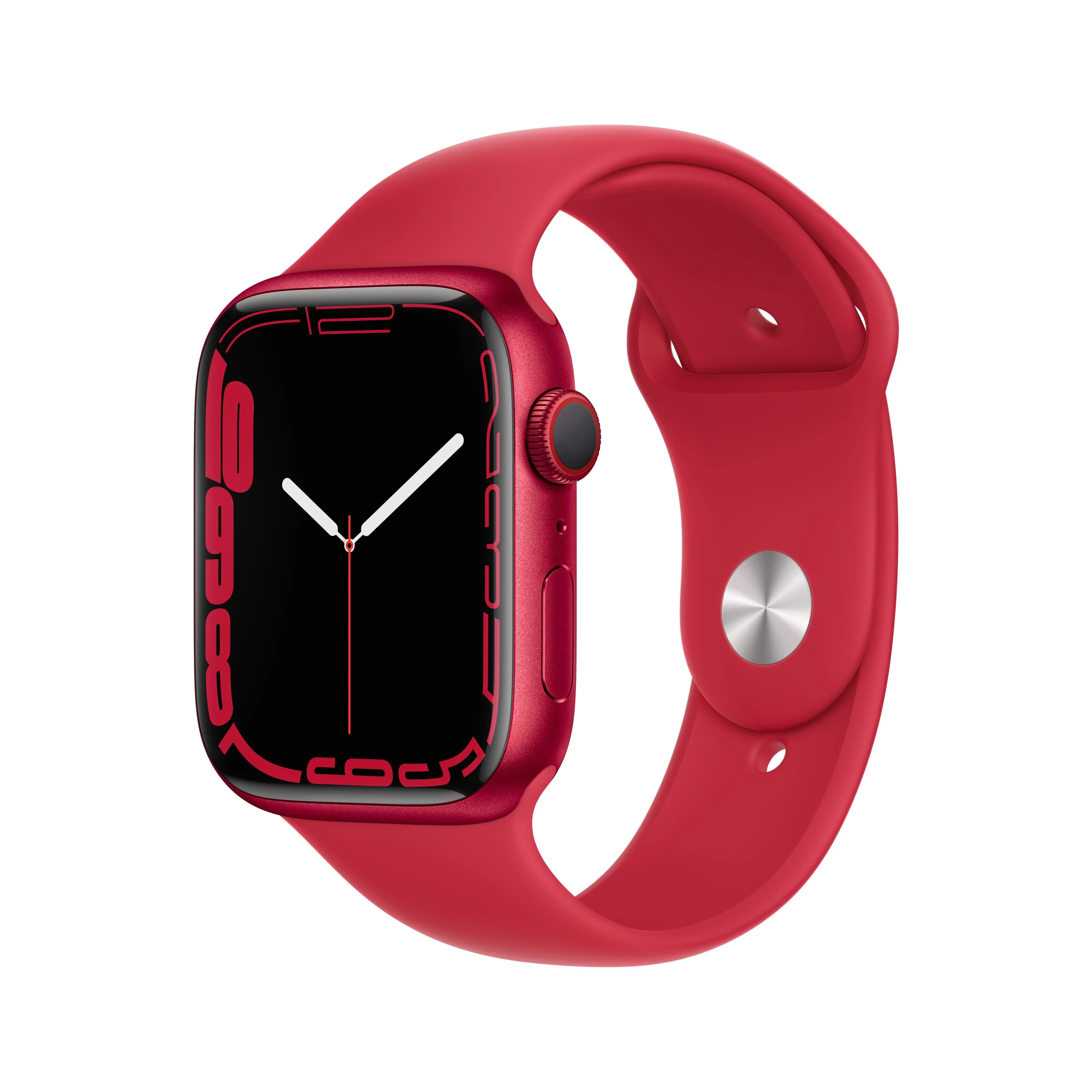 Apple Watch Series 7 GPS   Cellular, 45mm (PRODUCT)RED Aluminium Case with (PRODUCT)RED Sport Band - Regular