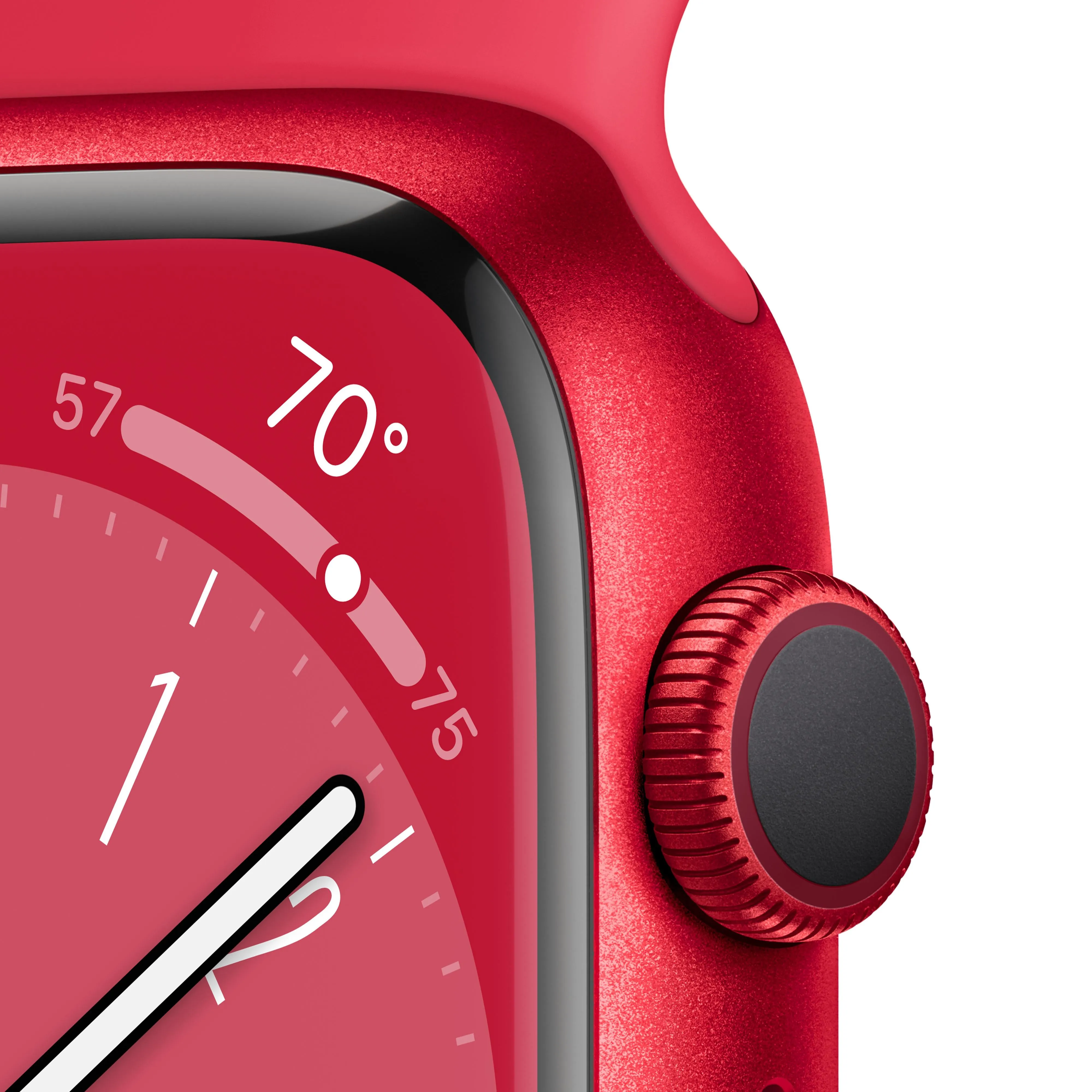 Apple Watch Series 8 GPS 45mm (PRODUCT)RED Aluminum Case with (PRODUCT)RED Sport Band - Regular