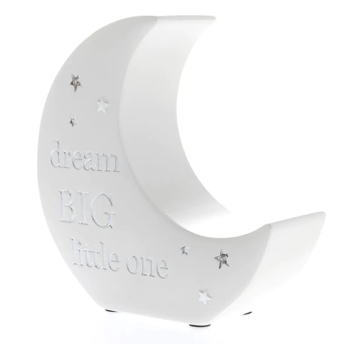 Bambino Moon Shaped Resin Money Box "Dream Big"