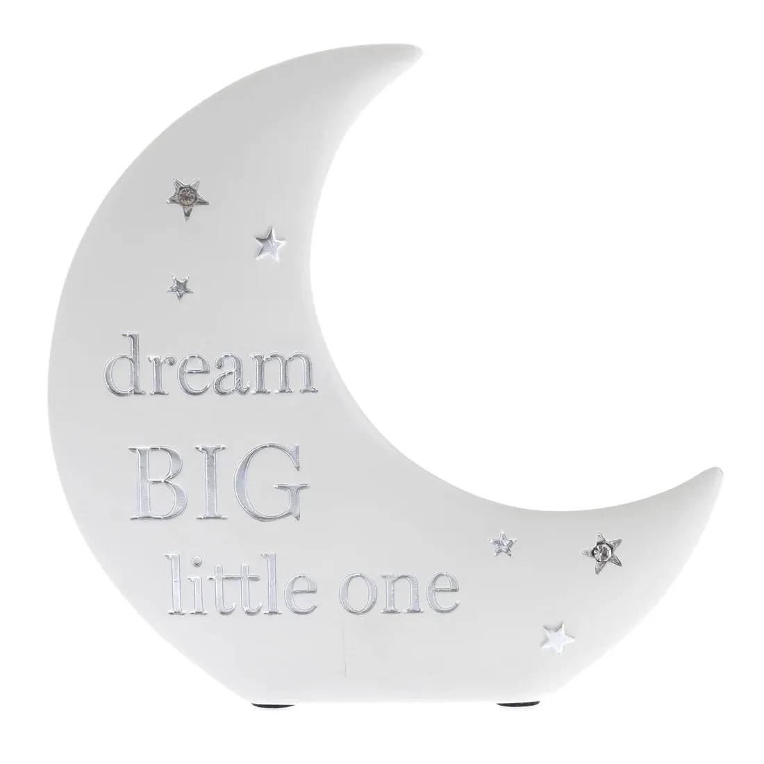 Bambino Moon Shaped Resin Money Box "Dream Big"