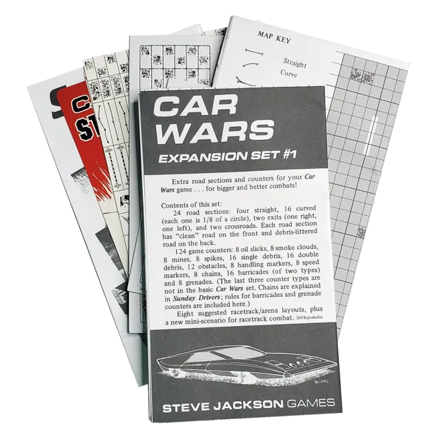 Car Wars Expansion Set 1 - Road Sections and Counters