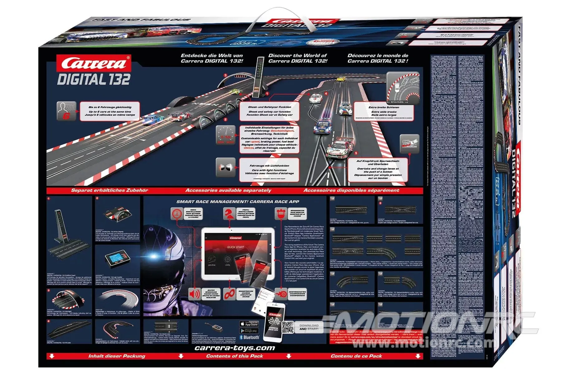 Carrera DTM Fast and Fabulous 1/32 Scale Digital Slot Car Set