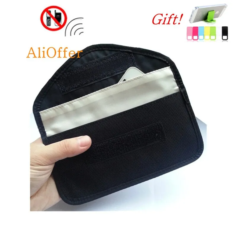 Cell Phone RF Signal Shield Blocking Jammer Bag Mobile Cellular Pouch Case 6' for Samsung S5 S6 Anti-Degaussing Anti-Radiation