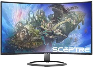 Curved Gaming 32" 1080P LED Monitor up to 185Hz 165Hz 144Hz 1920X1080 AMD Freesync HDMI Displayport Build-In Speakers, Machine Black 2020 (C326B-185RD)