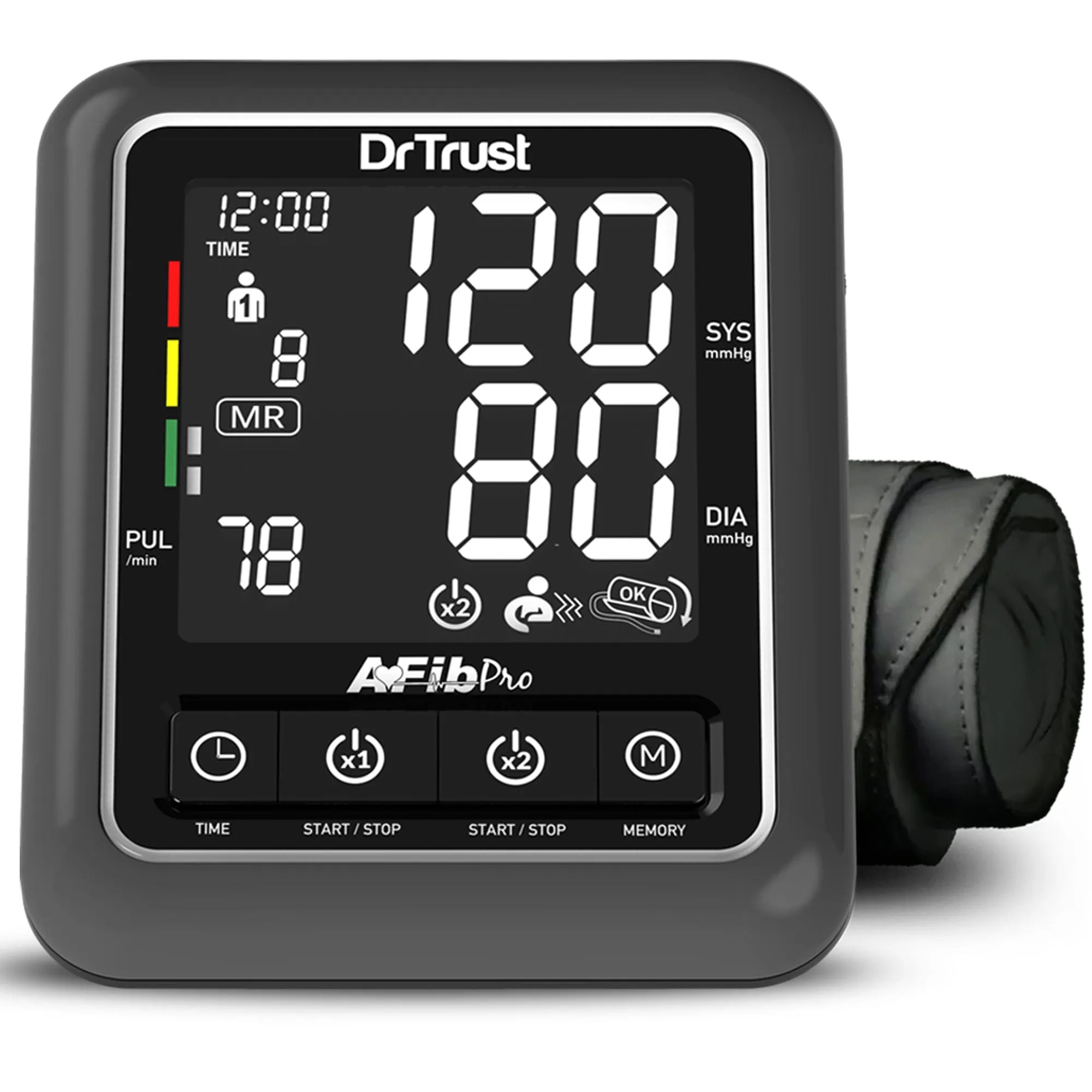 Dr Trust USA Afib Talk Atrial Fibrillation BP Monitor Blood Pressure Machine 104