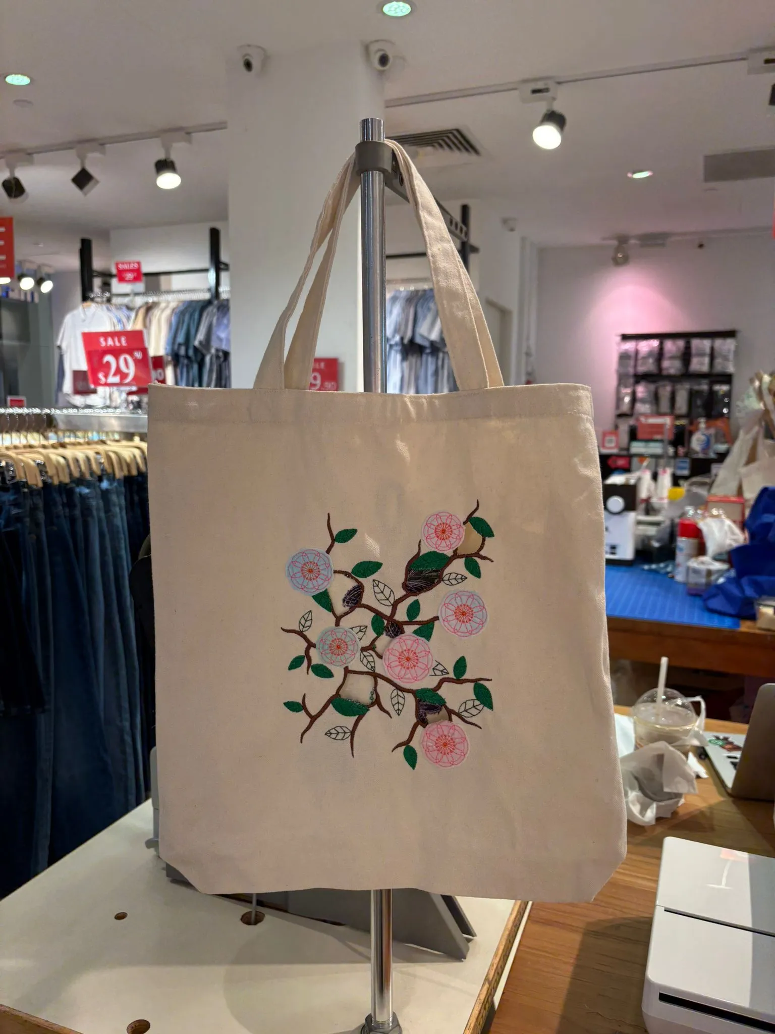 Embroidery Your Own Tote Bag Workshop at Puggol  Oasis Terrace