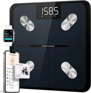 Etekcity Scale for Body Weight FSA HSA Store Eligible,Smart Bathroom Digital Weighing Machine for Fat BMI Muscle Composition,Accurate Bluetooth Home Use Health and Fitness Equipment for People