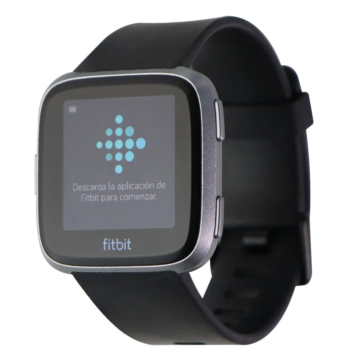 Fitbit Versa Special Edition Smart Watch - Charcoal Aluminum/Black Band (FB505)