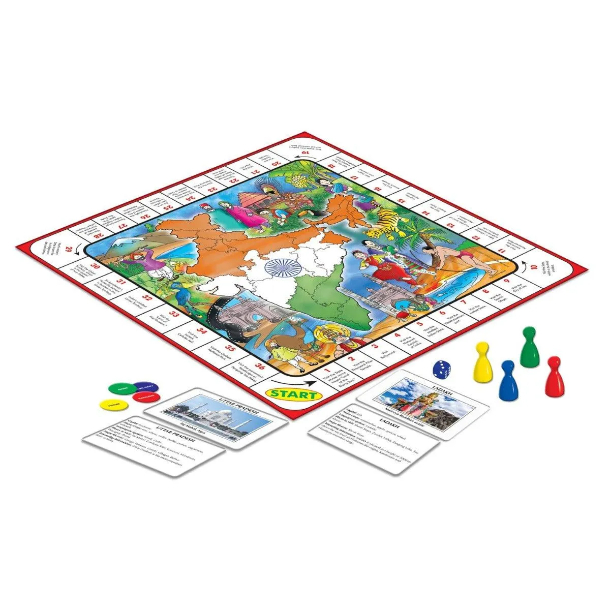 Frank Discover India Board Game