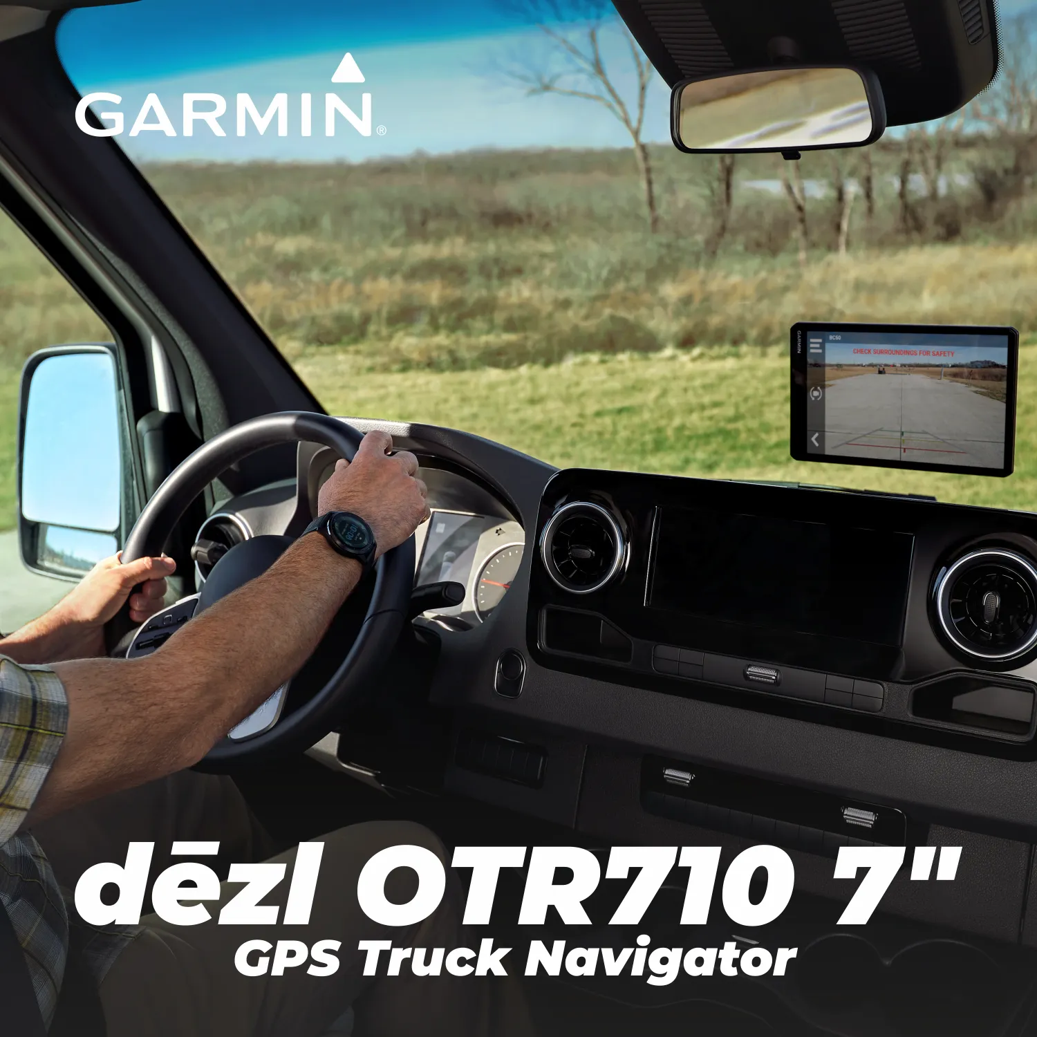 Garmin dezl OTR610 Series Easy-to-Read GPS Truck Navigator