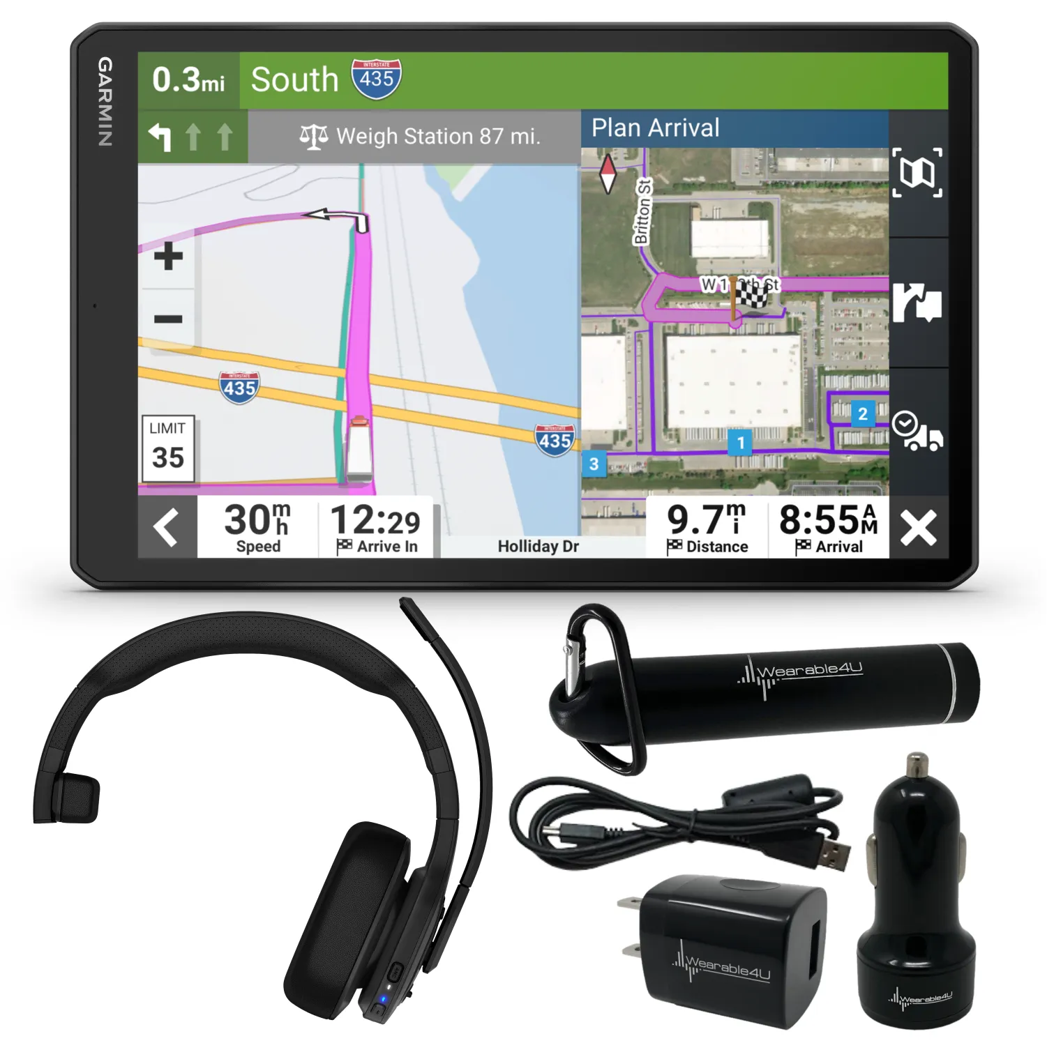 Garmin dezl OTR610 Series Easy-to-Read GPS Truck Navigator