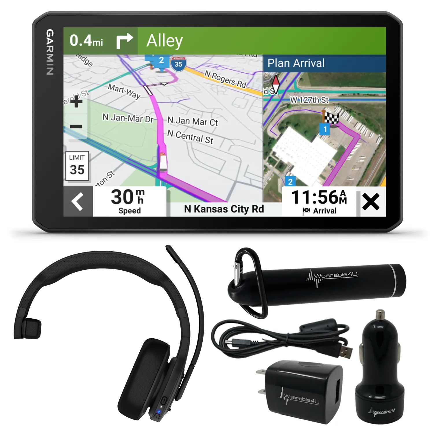 Garmin dezl OTR610 Series Easy-to-Read GPS Truck Navigator