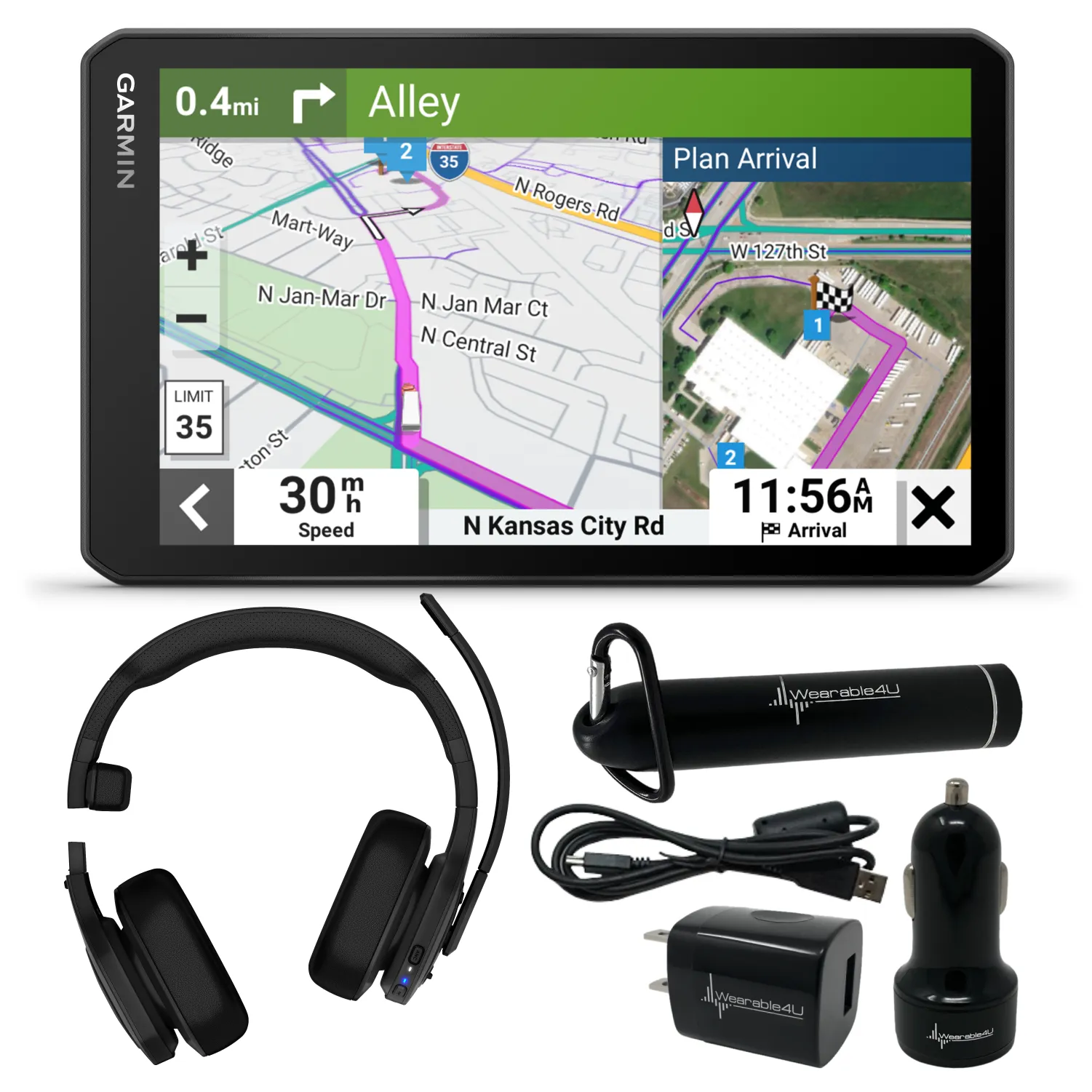 Garmin dezl OTR610 Series Easy-to-Read GPS Truck Navigator