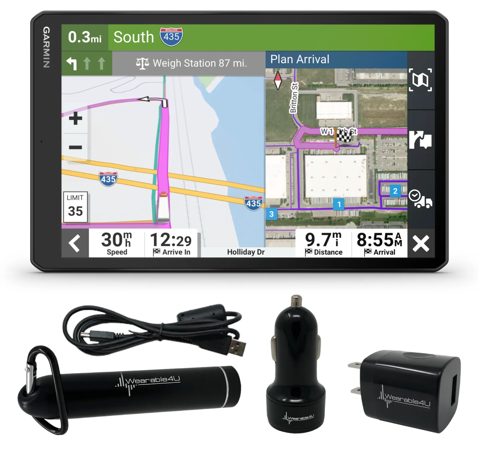 Garmin dezl OTR610 Series Easy-to-Read GPS Truck Navigator