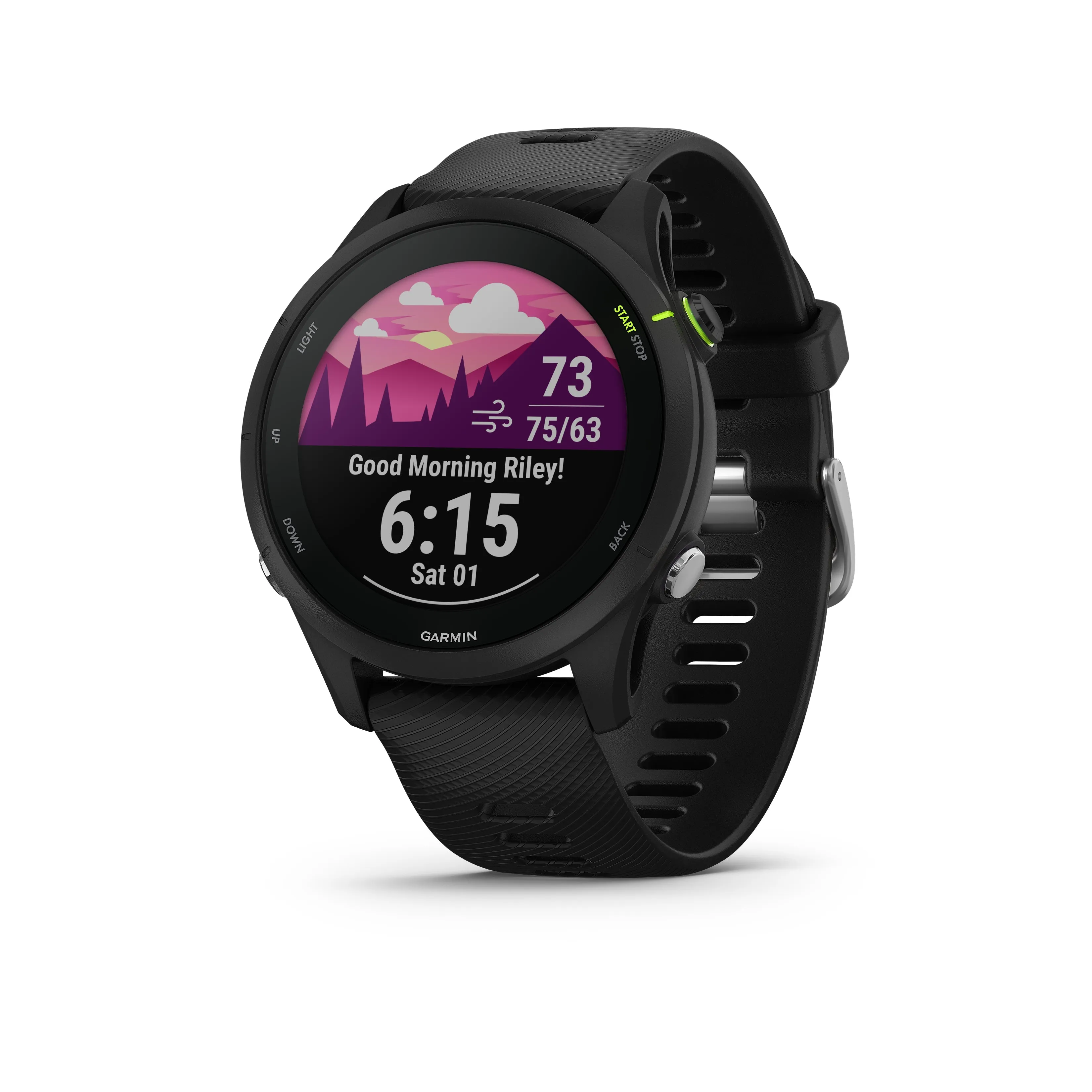 Garmin Forerunner 255 Series GPS Running Smartwatch, 46 mm or 41 mm