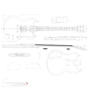 Guitar Plans - SG-Type