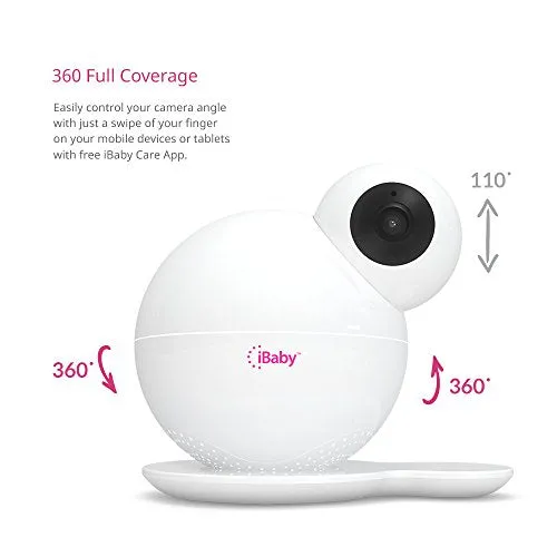 HD Wi-Fi Digital Baby Video Camera Monitor with Temperature and Humidity Sensors