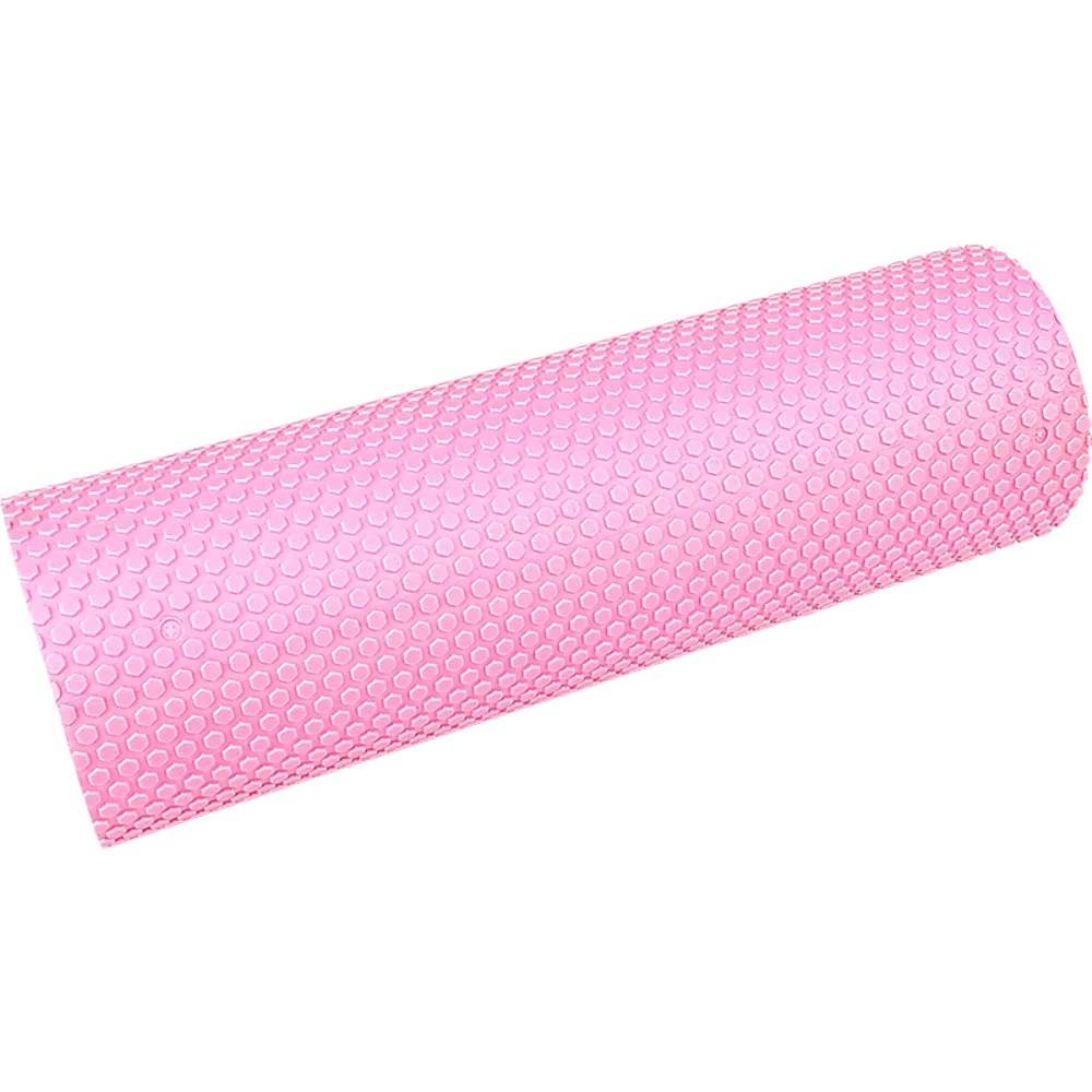 High-Density EVA Pink Foam Roller 45 x 15cm for Home, Gym, Massage