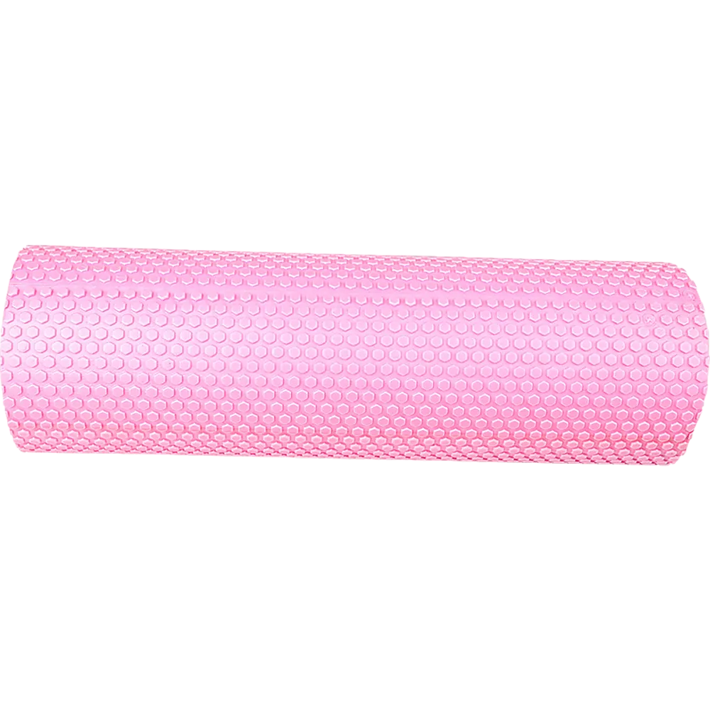 High-Density EVA Pink Foam Roller 45 x 15cm for Home, Gym, Massage