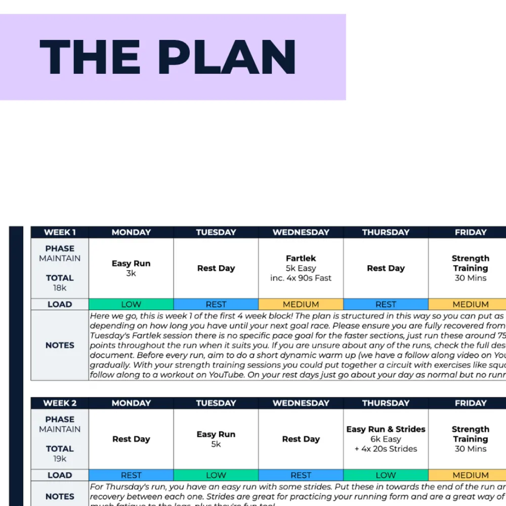 In-Between Races Plan - L1