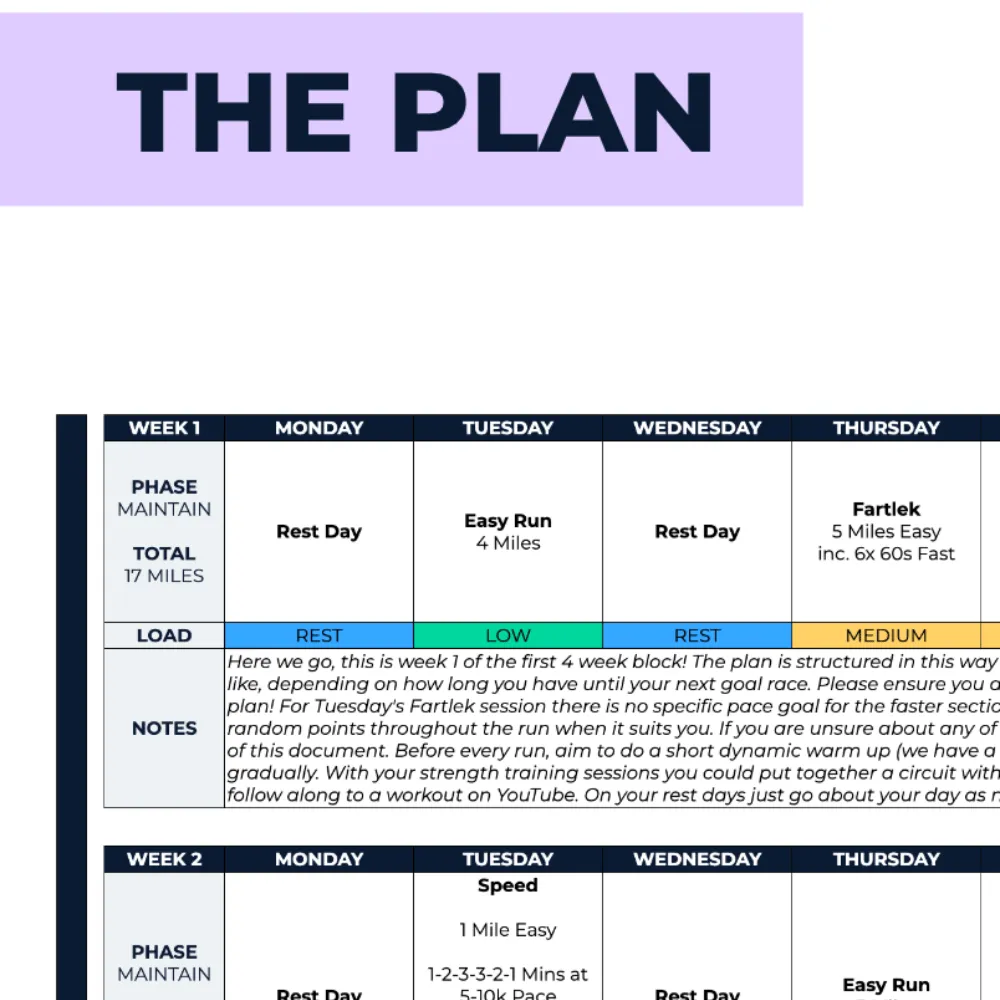 In-Between Races Plan - L2