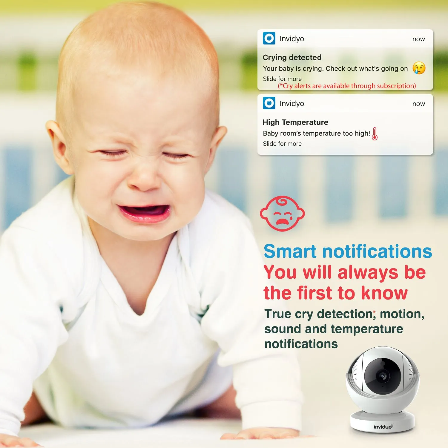 Invidyo World's Smartest Video Baby Monitor