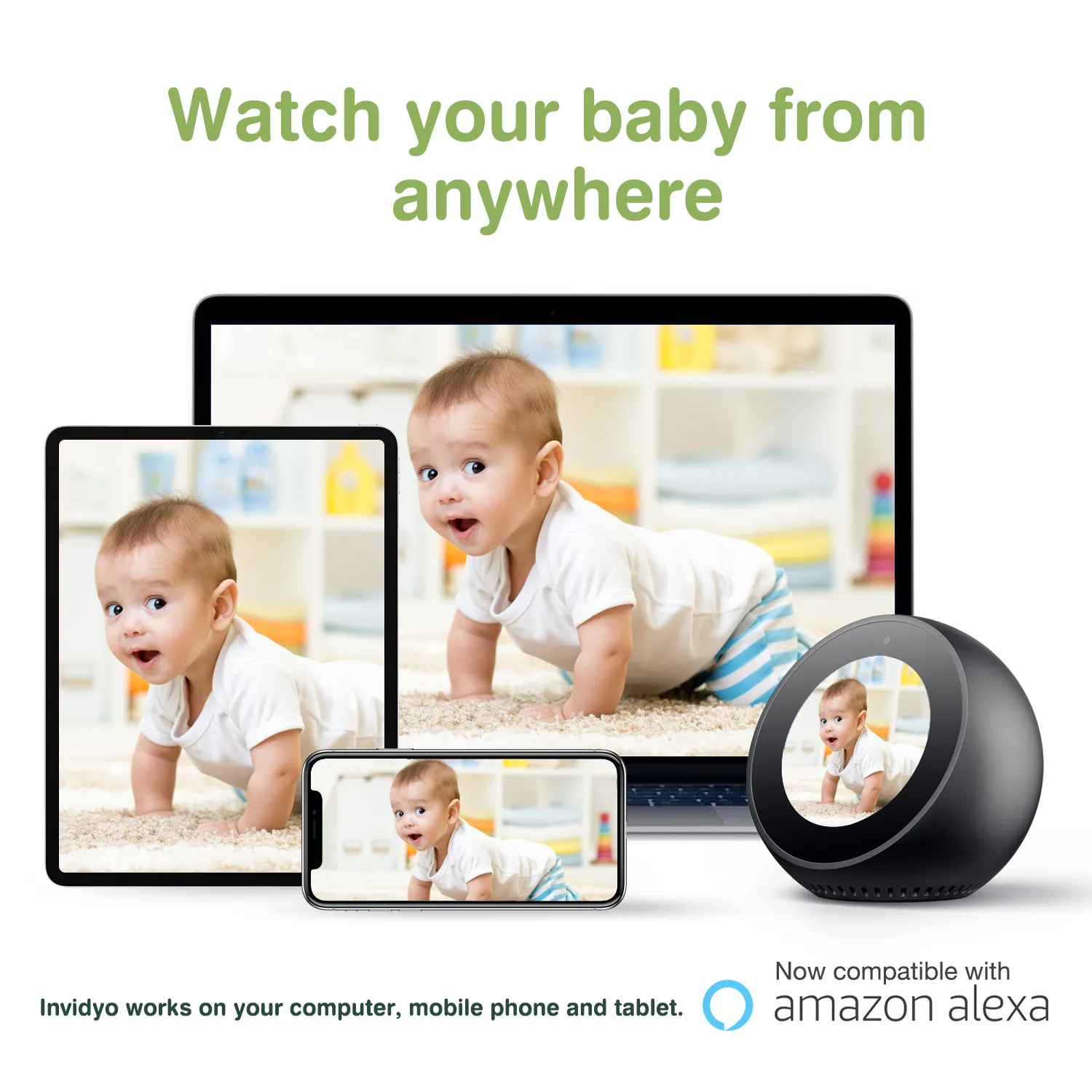 Invidyo World's Smartest Video Baby Monitor