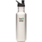 Klean Kanteen Sport Cap Stainless Steel Bottle - 27 oz