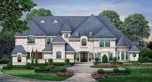 Luxurious 5-Bedroom Home with Expansive Layout and Courtyard Garage