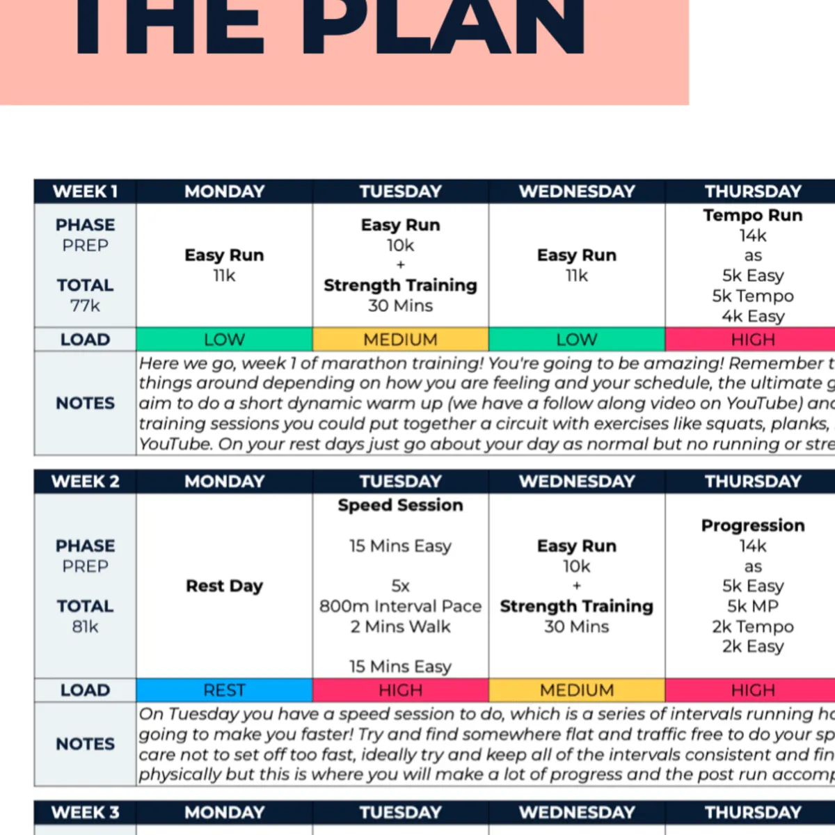 Marathon Plan Advanced Plus - L5