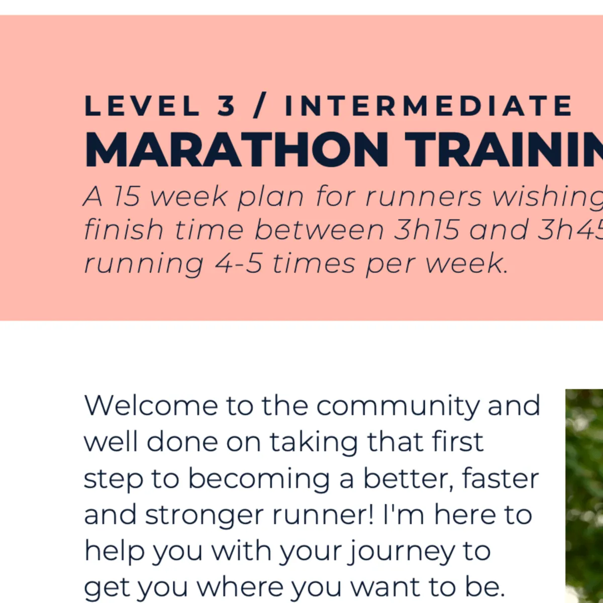 Marathon Plan Intermediate - L3