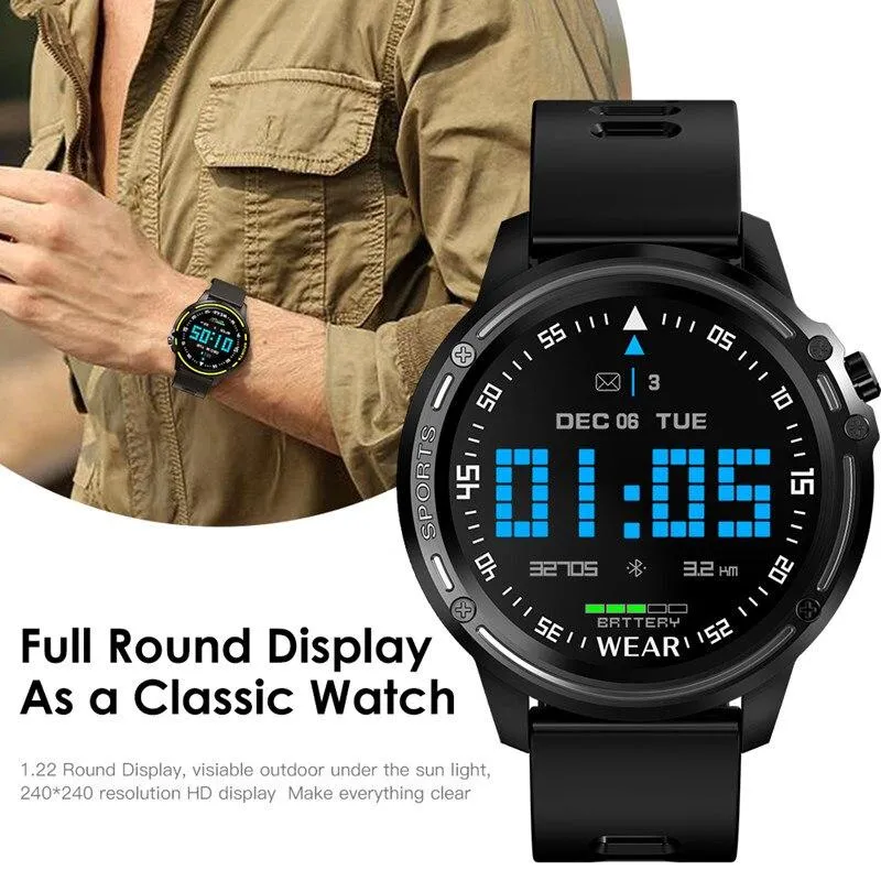 Men Multi-Sports Mode ECG Blood Pressure Heart Rate Smart Watches