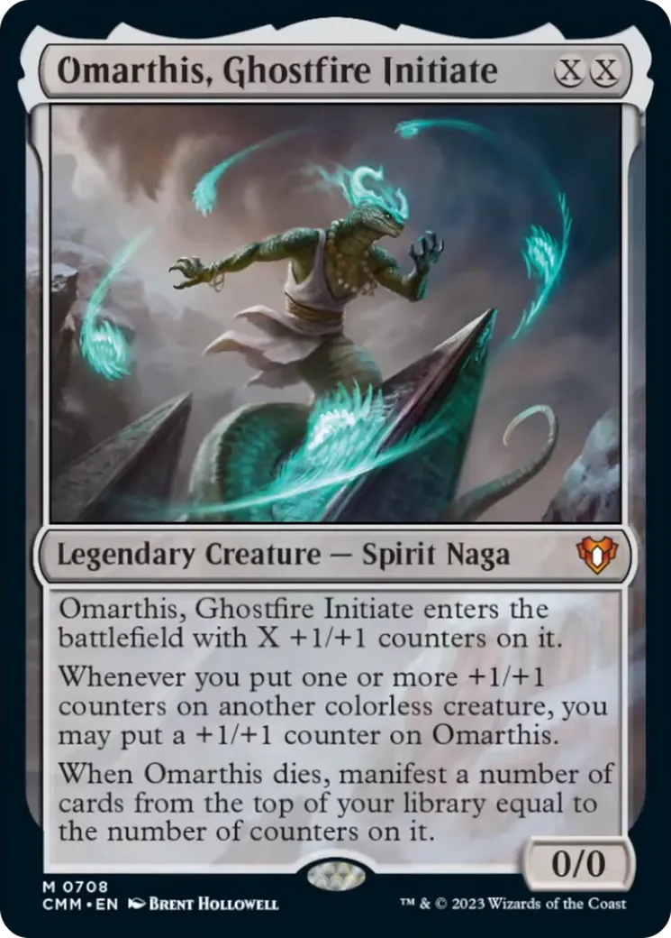 Omarthis, Ghostfire Initiate (CMM-708) - Commander Masters Foil [Mythic]