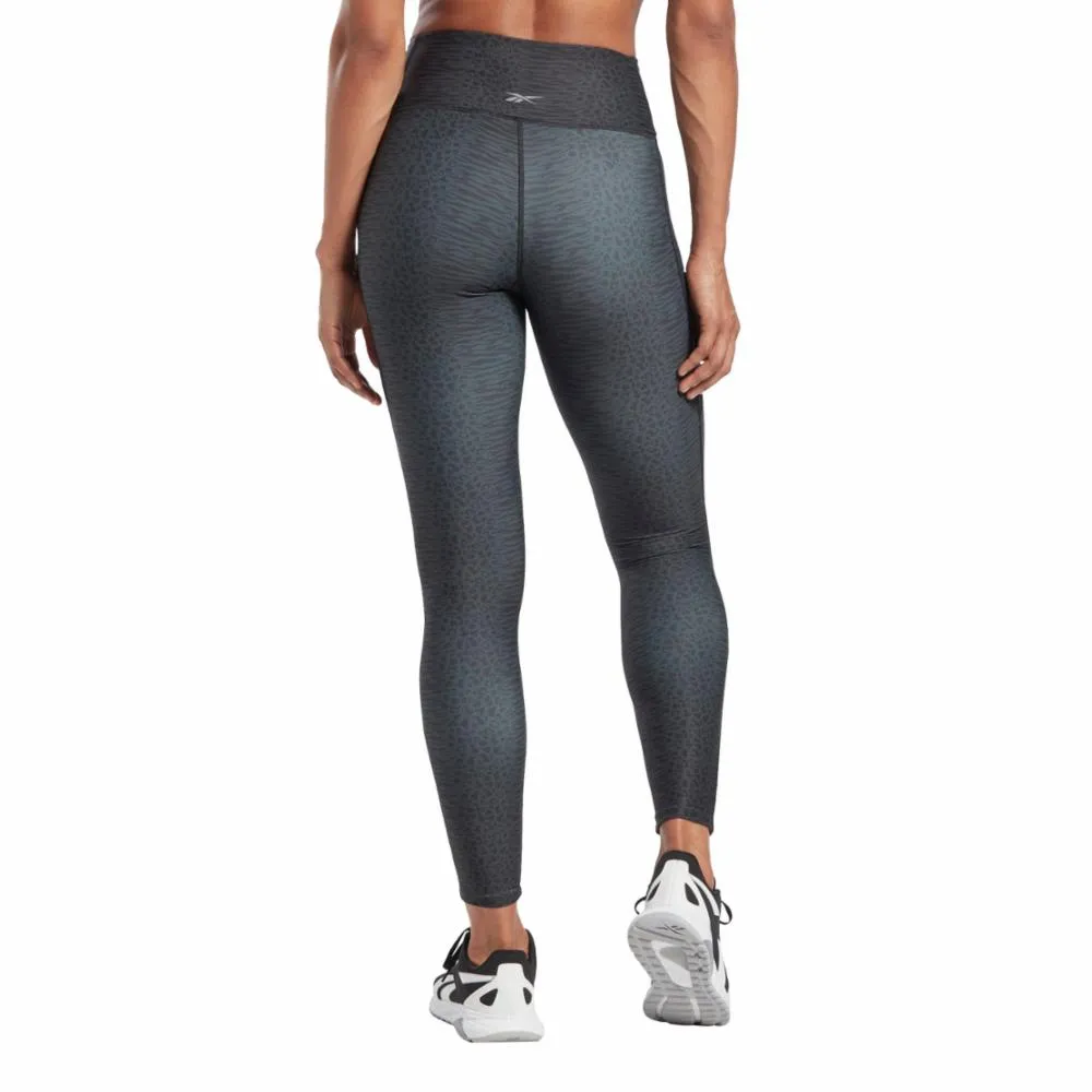 Reebok Apparel Women Lux High-Rise 2.0 Modern Safari Leggings BLACK