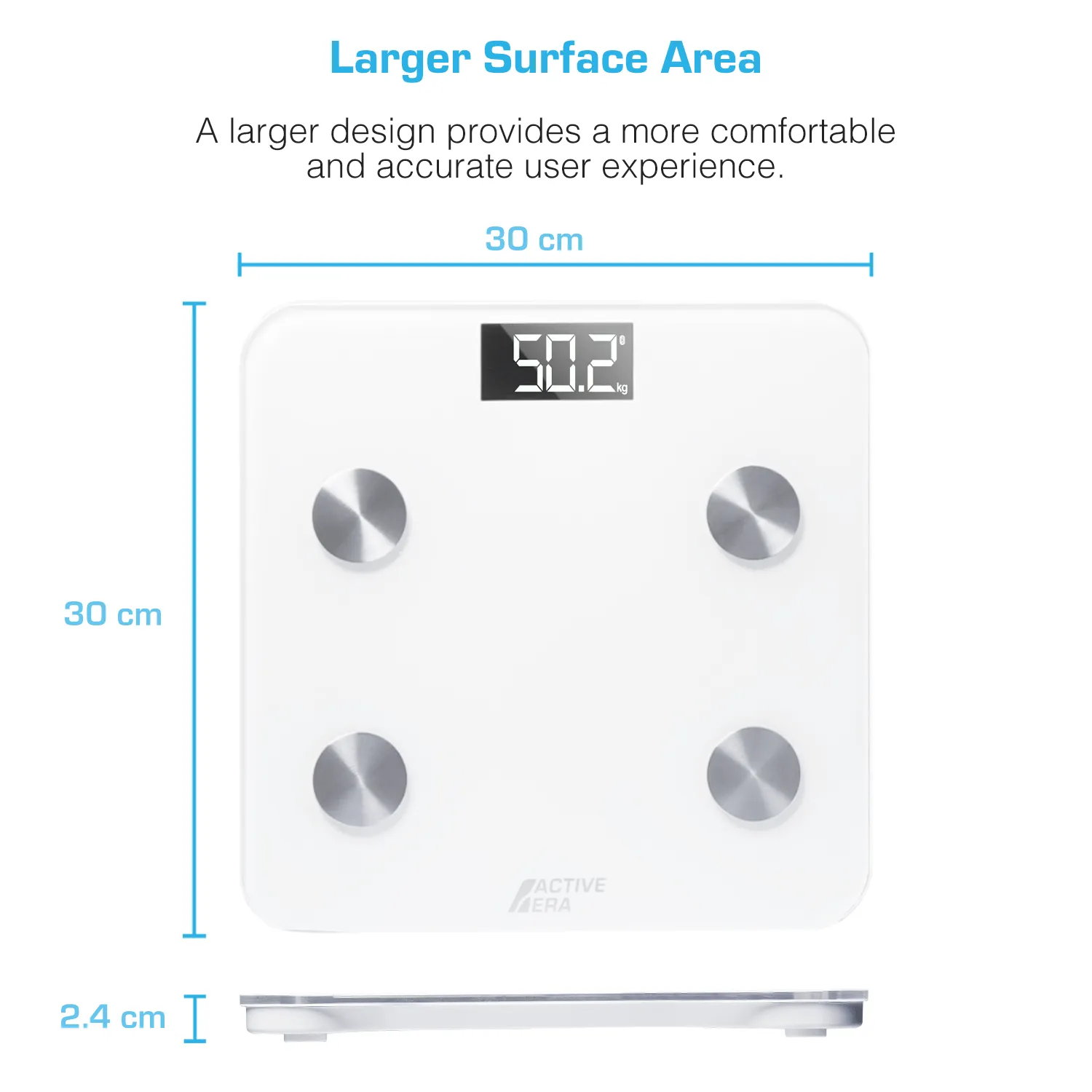 Smart Bathroom Scales - V1 White