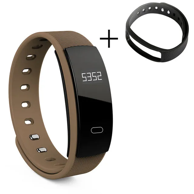 Smart Bracelet Fitness Band Heart Rate Pulse Blood Pressure Tracker Watch Pedometer