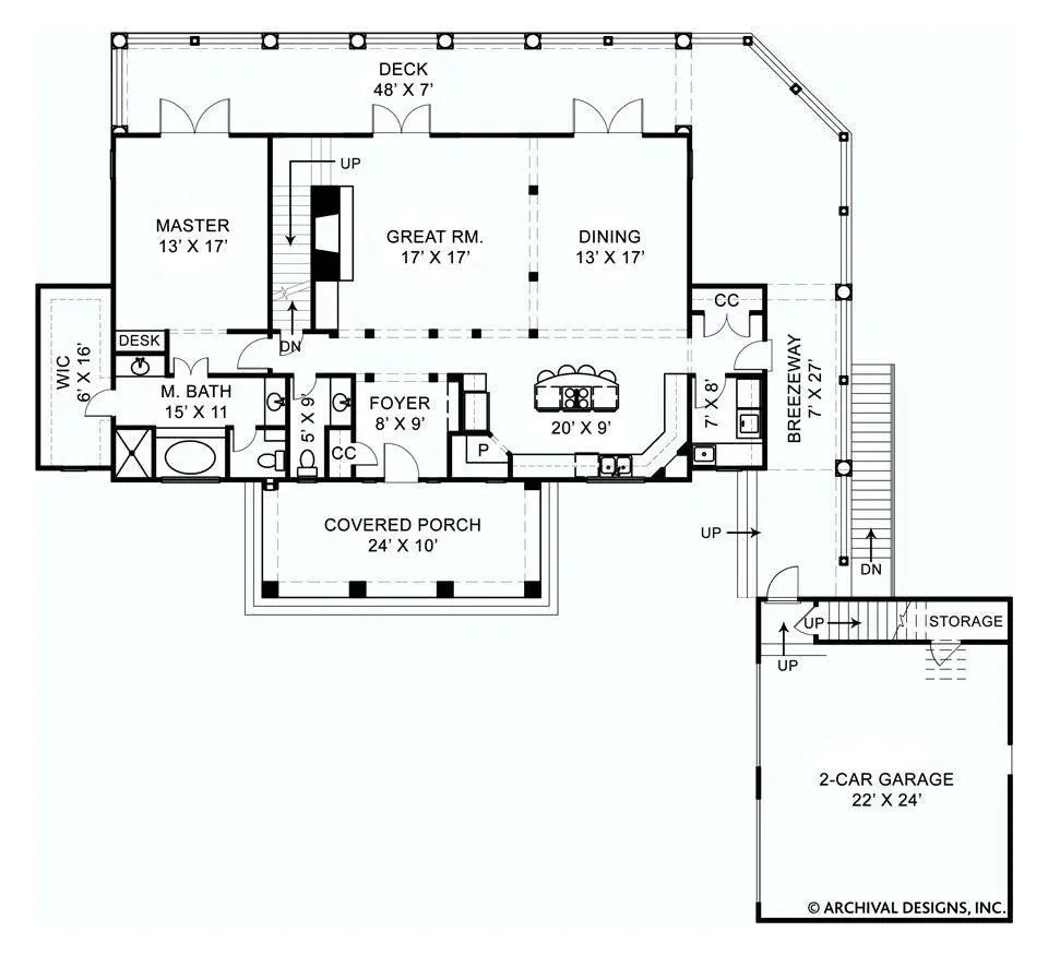 Spacious 4-Bedroom Home Plan with Bonus Room and Walkout Basement