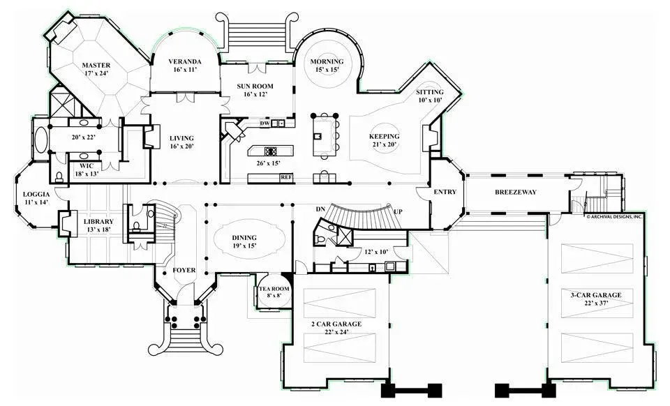 Spacious 7,618 sq ft Home with 6 Bedrooms and Luxurious Features