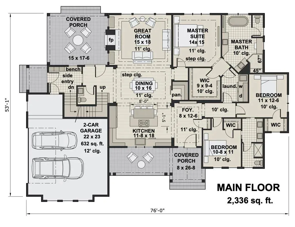 Stylish 3-Bedroom Home with Bonus Room and Stylish Layout