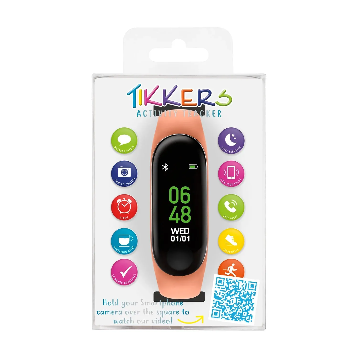 Tikkers Coral Sili Activity Tracker