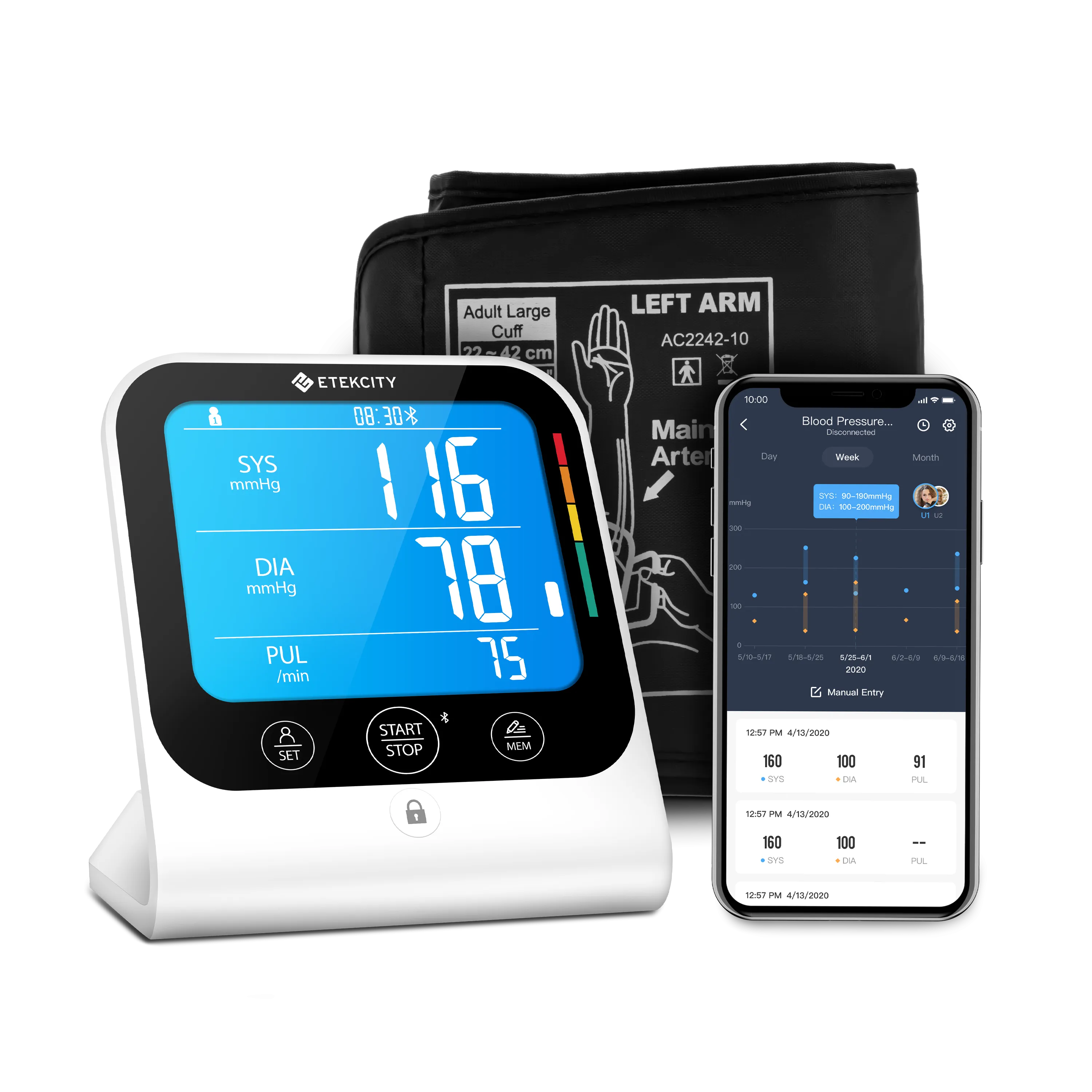 TMB-1583-BS Smart Blood Pressure Monitor