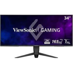 ViewSonic VX3418-2K 34? 21:9 1440p 1ms 165Hz Gaming Monitor with FreeSync Premium, Eye Care, HDMI, DisplayPort and USB