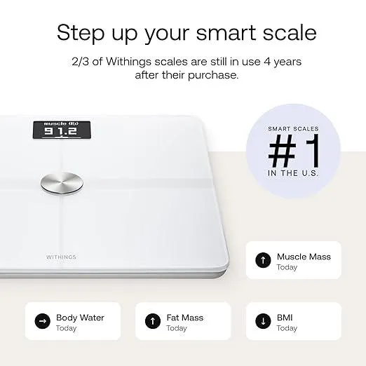 Withings Body  Wi-Fi bathroom scale for Body Weight