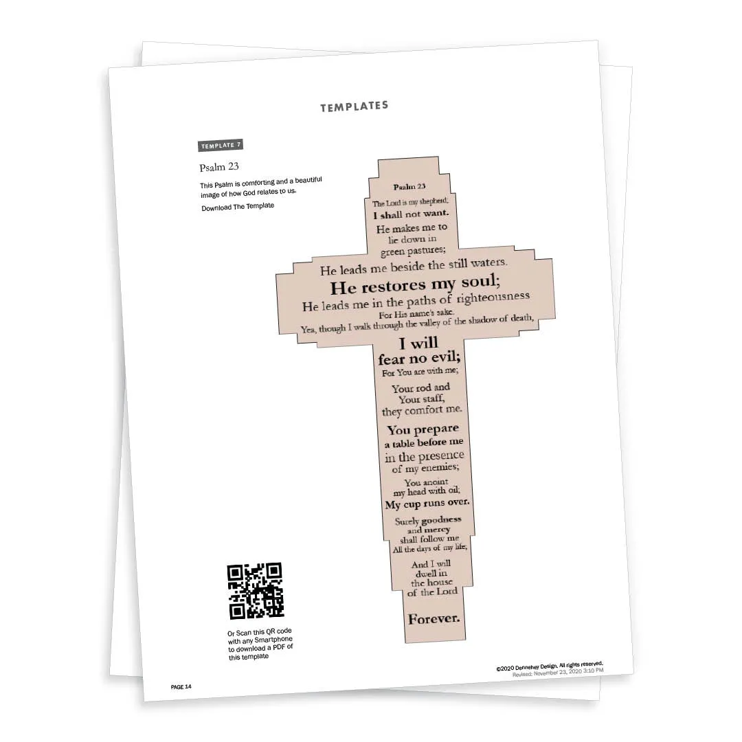 Worship Cross Project Plans & Transfer Templates