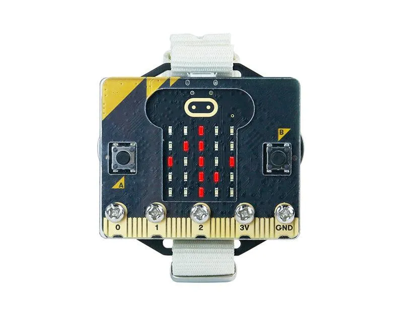 Yahboom Wrist:bit wearable watch kit based on BBC Micro:bit V2/V1.5 board